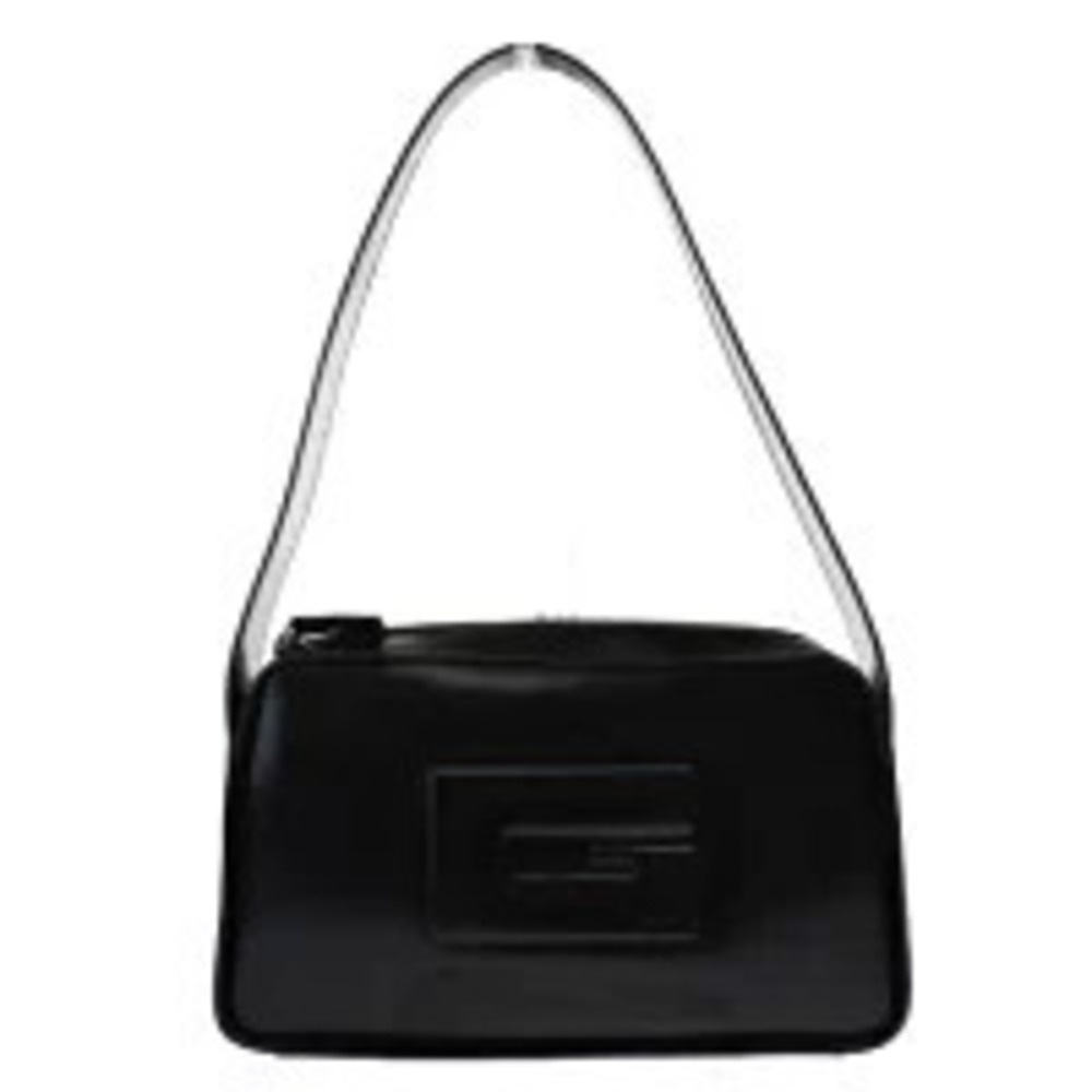 Gucci shoulder bag leather Black Leather